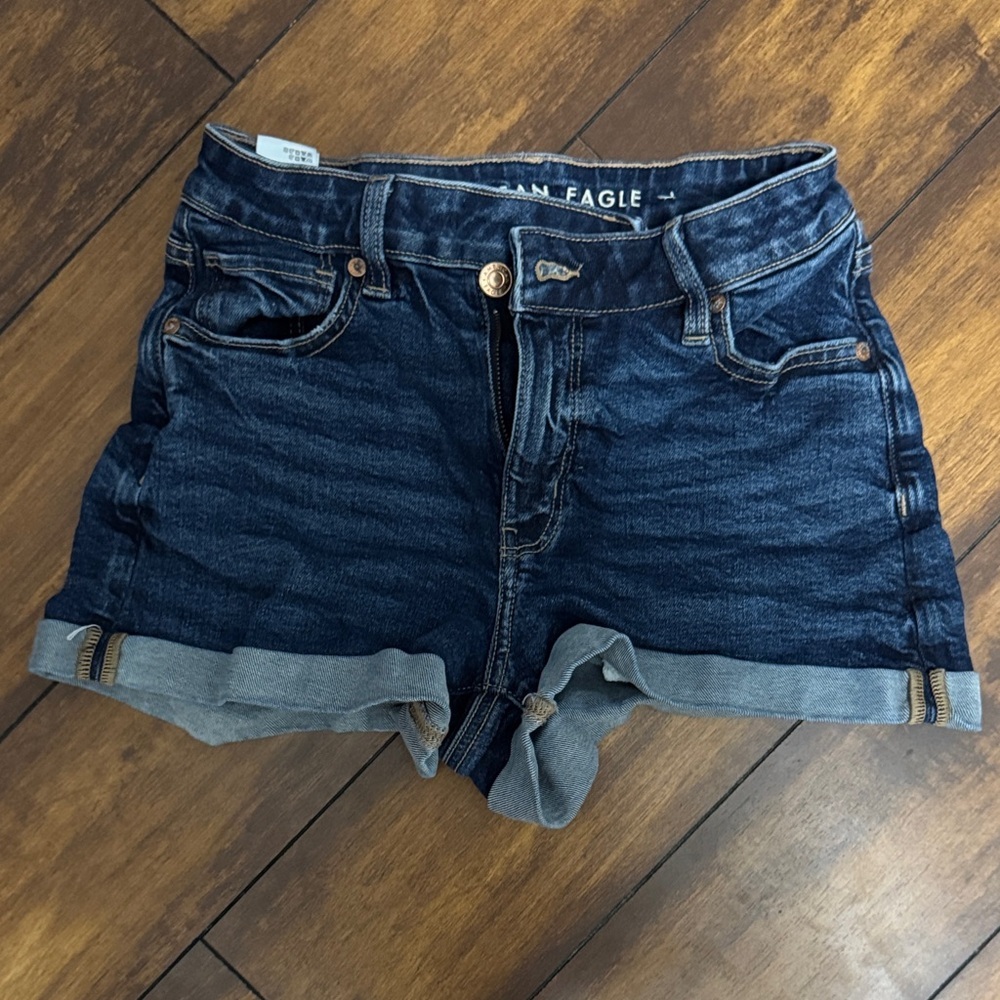 American Eagle Outfitters Dark Blue Jean Shorts